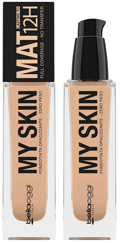 BELLAOGGI - My Skin Mat 12H - Fondotinta Opaco N. 3 Warm Beige