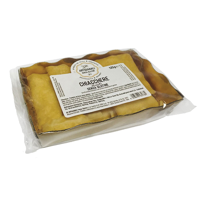 Gli artigianali chiacchiere classiche 125 g