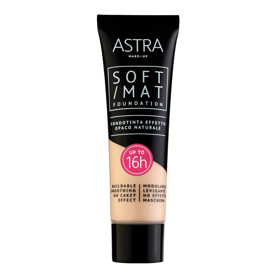 ASTRA - Soft Mat Foundation - Fondotinta Opaco N. 02 Butter