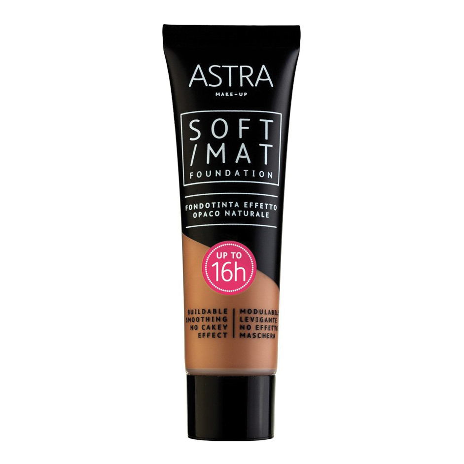 ASTRA - Soft Mat Foundation - Fondotinta Opaco N. 08 Choco