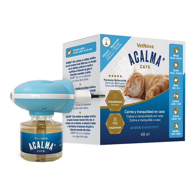 Acalma cats diffusore e soluzione ricambio 48 ml