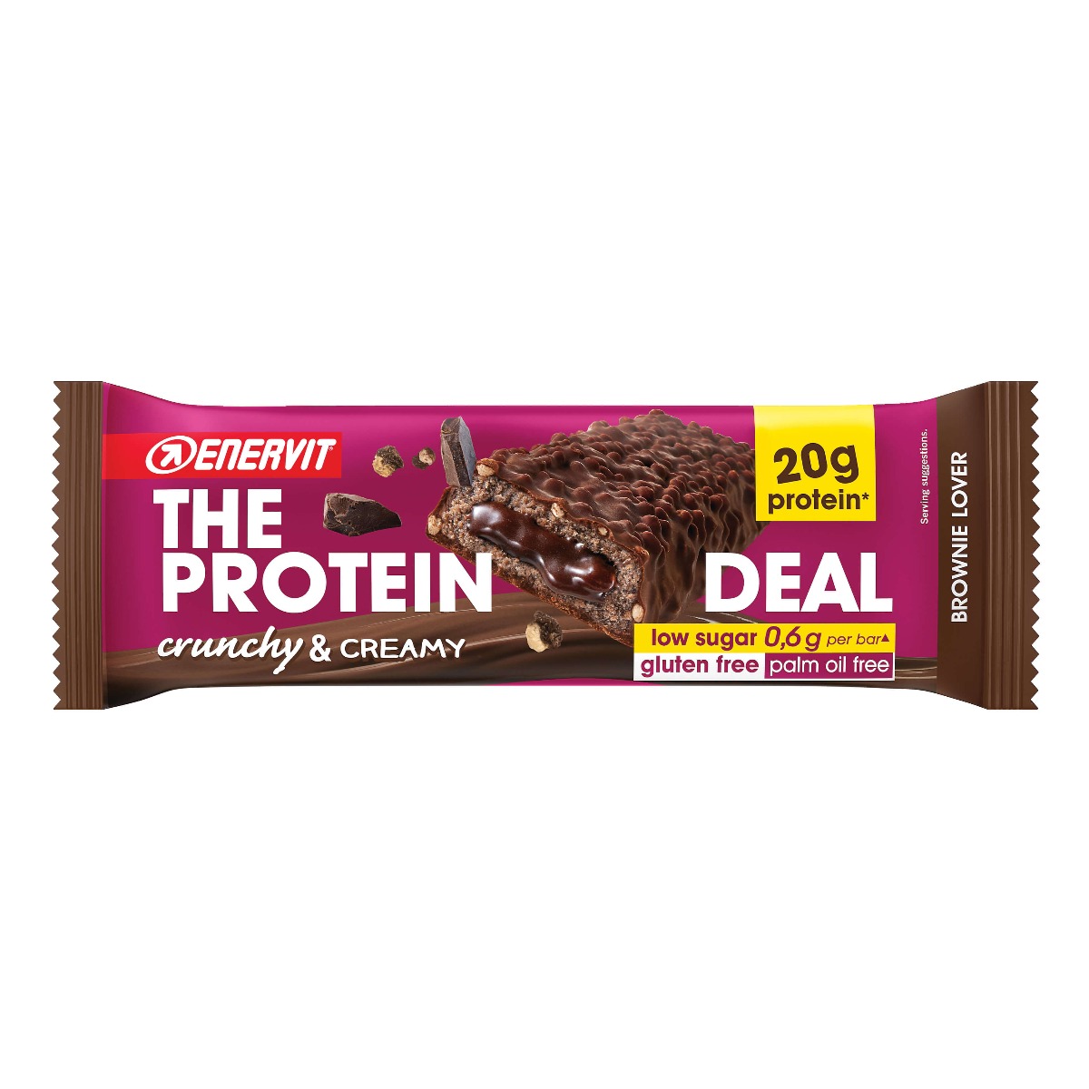 Enervit The Protein Deal Barretta Proteica Gusto Brownie Lover 55 g