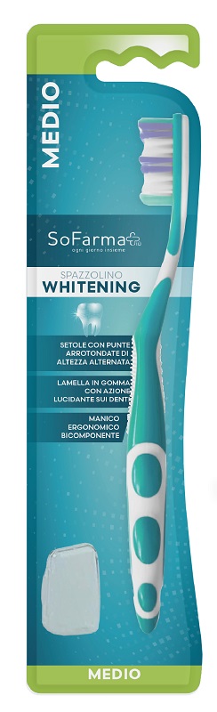 Sofarmapiu' spazzolino white setole medie