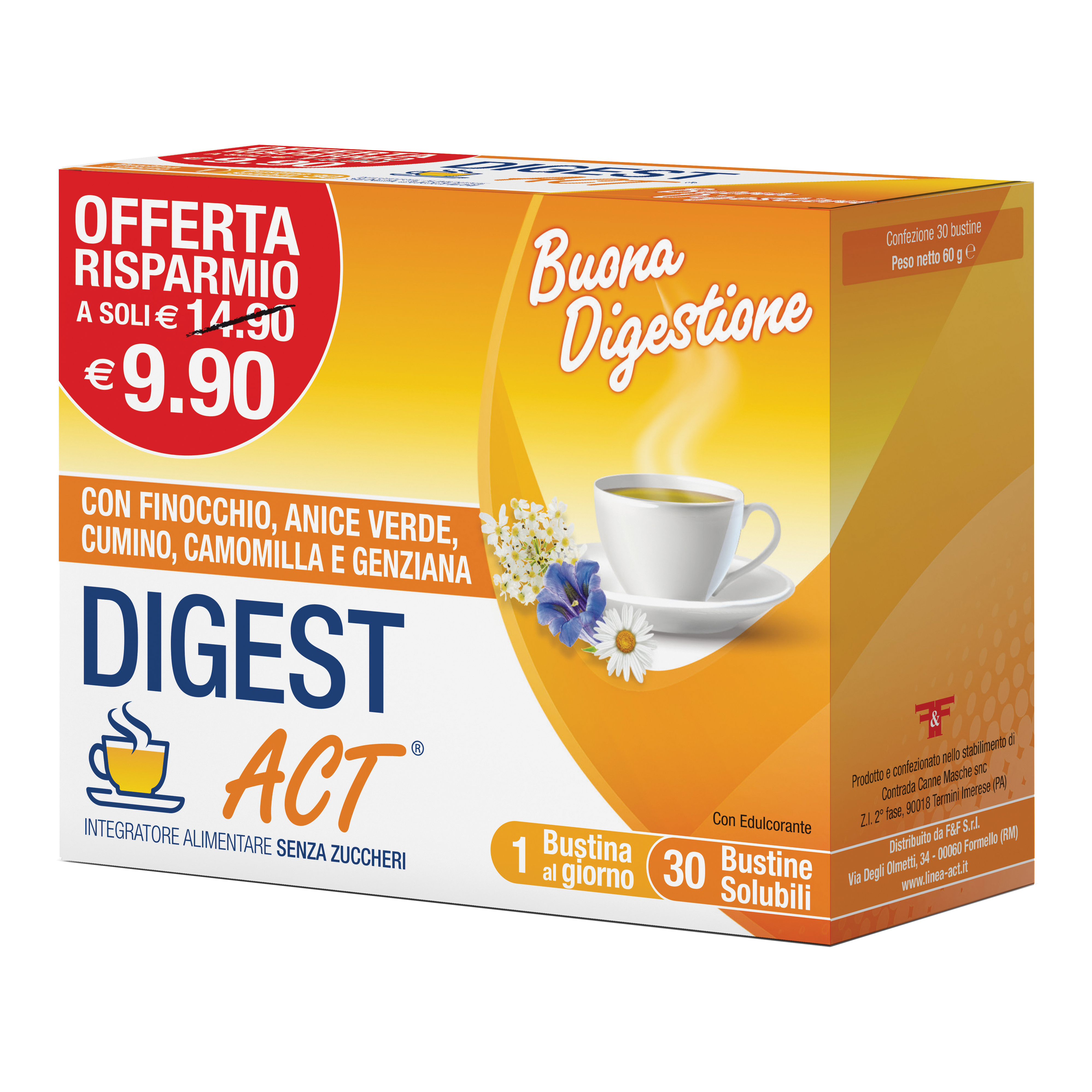 Digest act 30 bustine