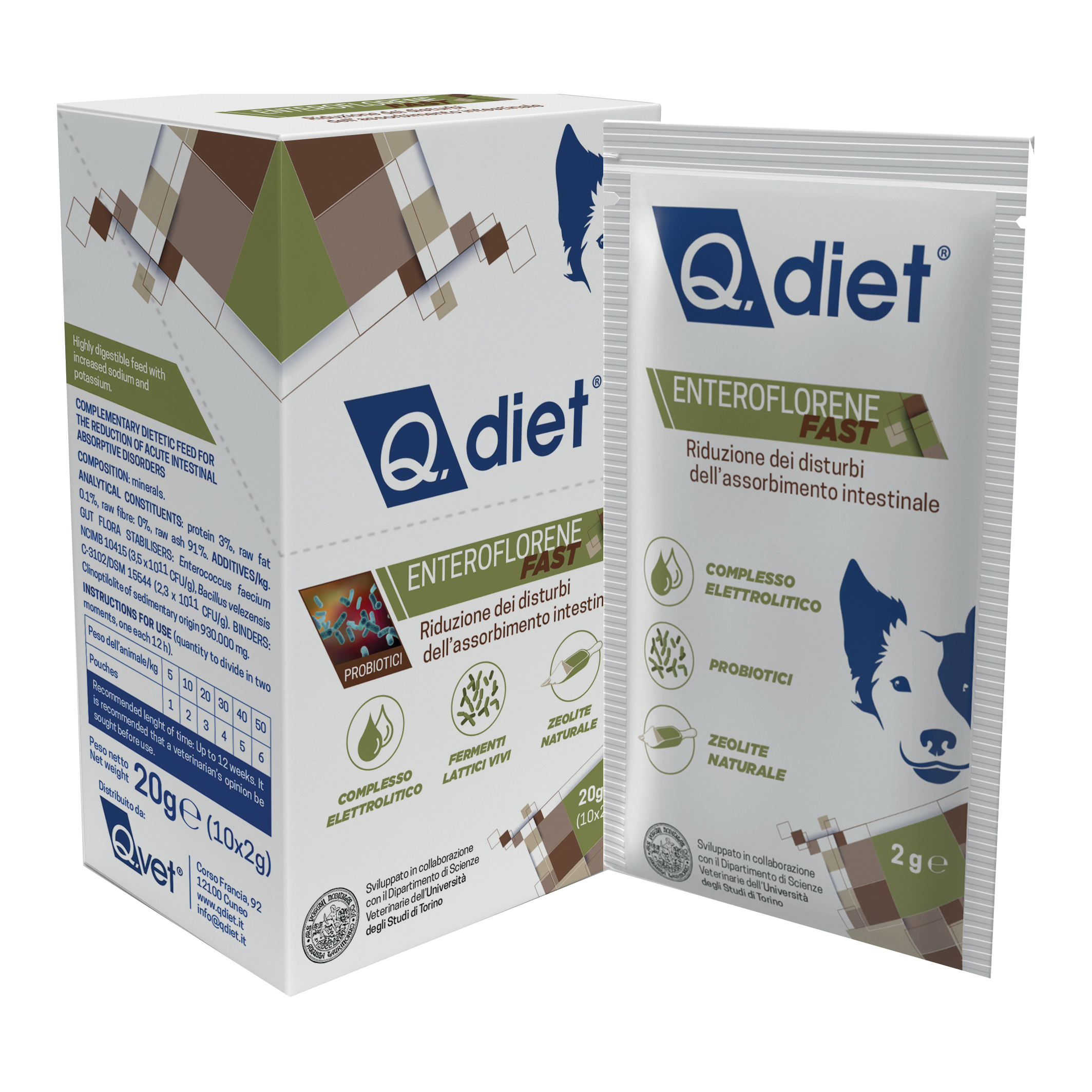 Q diet enteroflorene fast 10 bustine