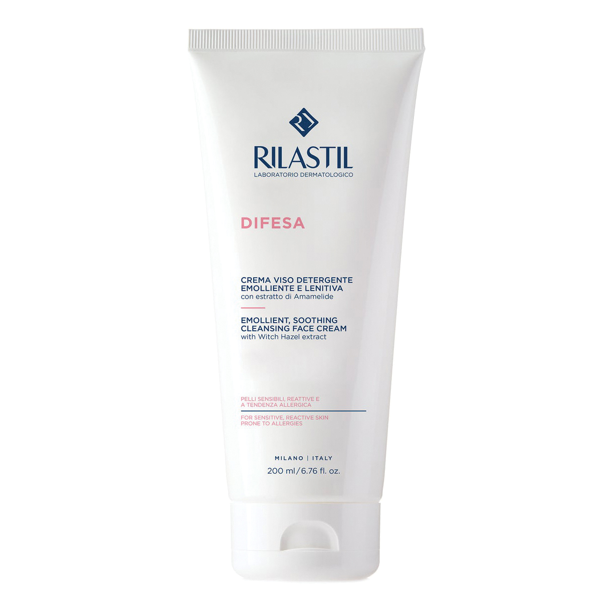 Rilastil Difesa Crema Viso Detergente Emolliente e Lenitiva 200 ml