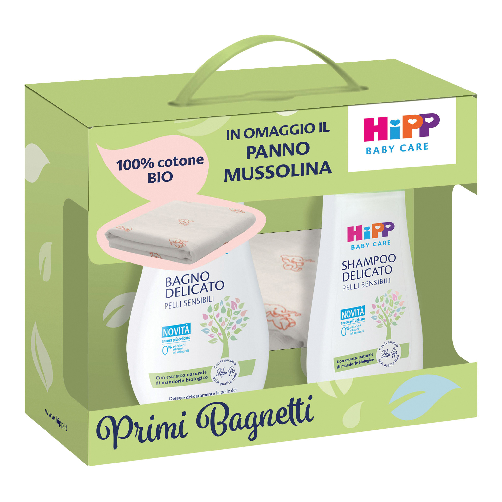 Hipp cofanetto mussolina