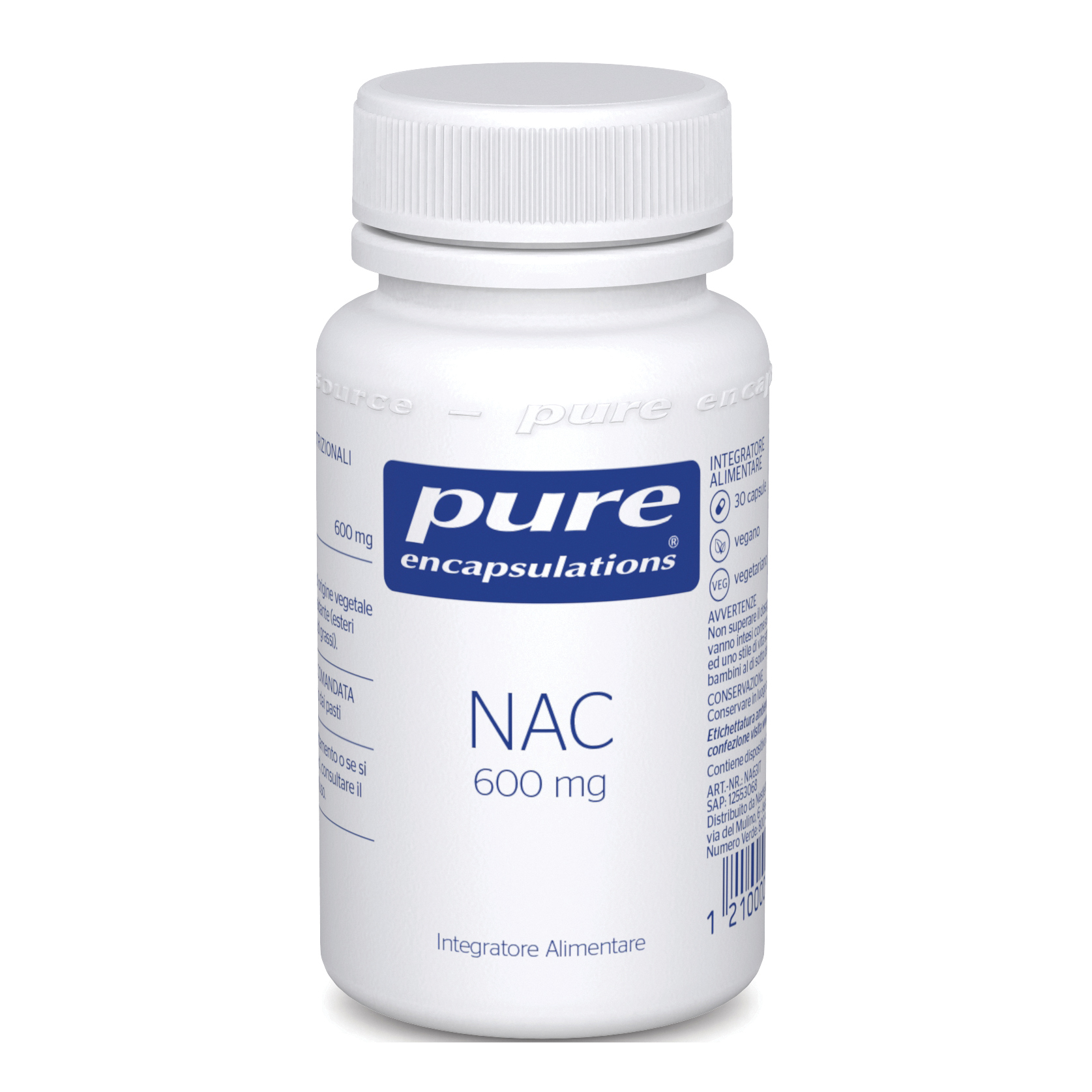 Pure encapsulations nac 600mg