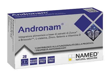 Named Andronam Integratore per la Prostata e delle Vie Urinarie 28 Compresse