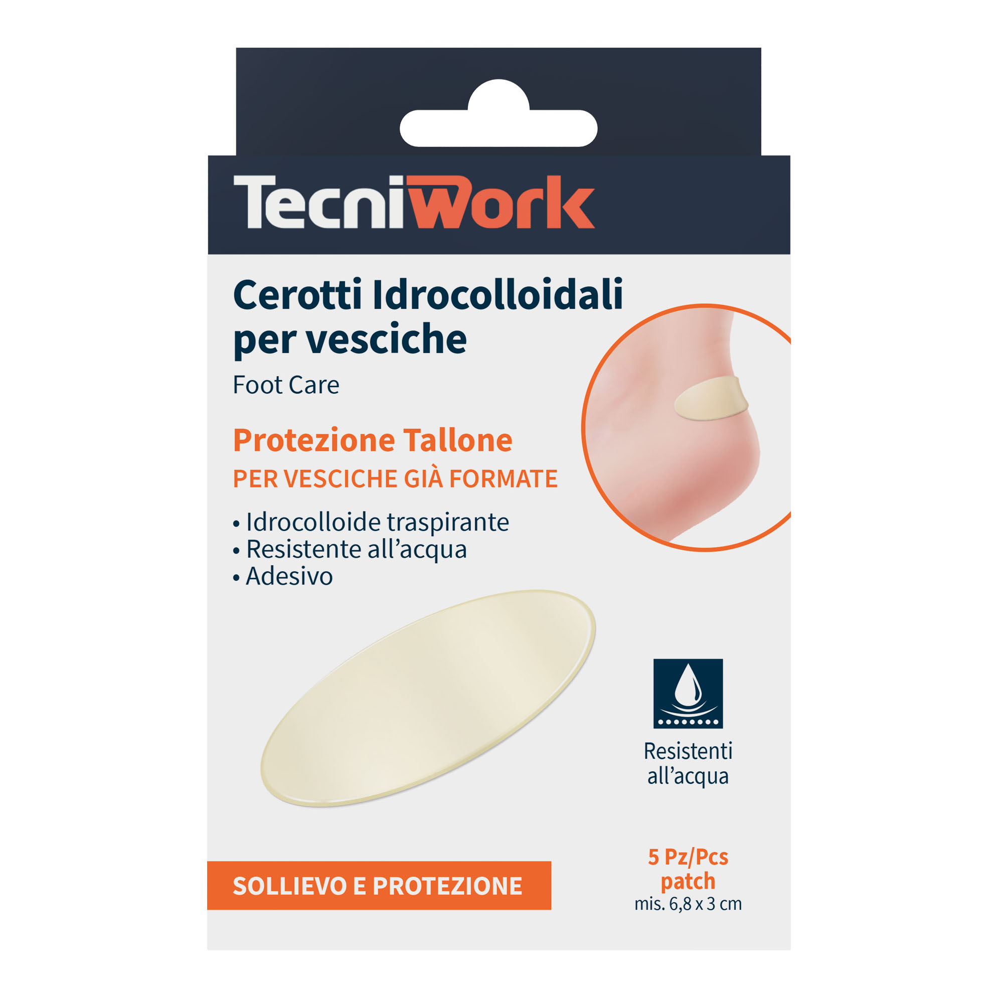 Cerotti idrocolloidali per vesciche 5 pezzi