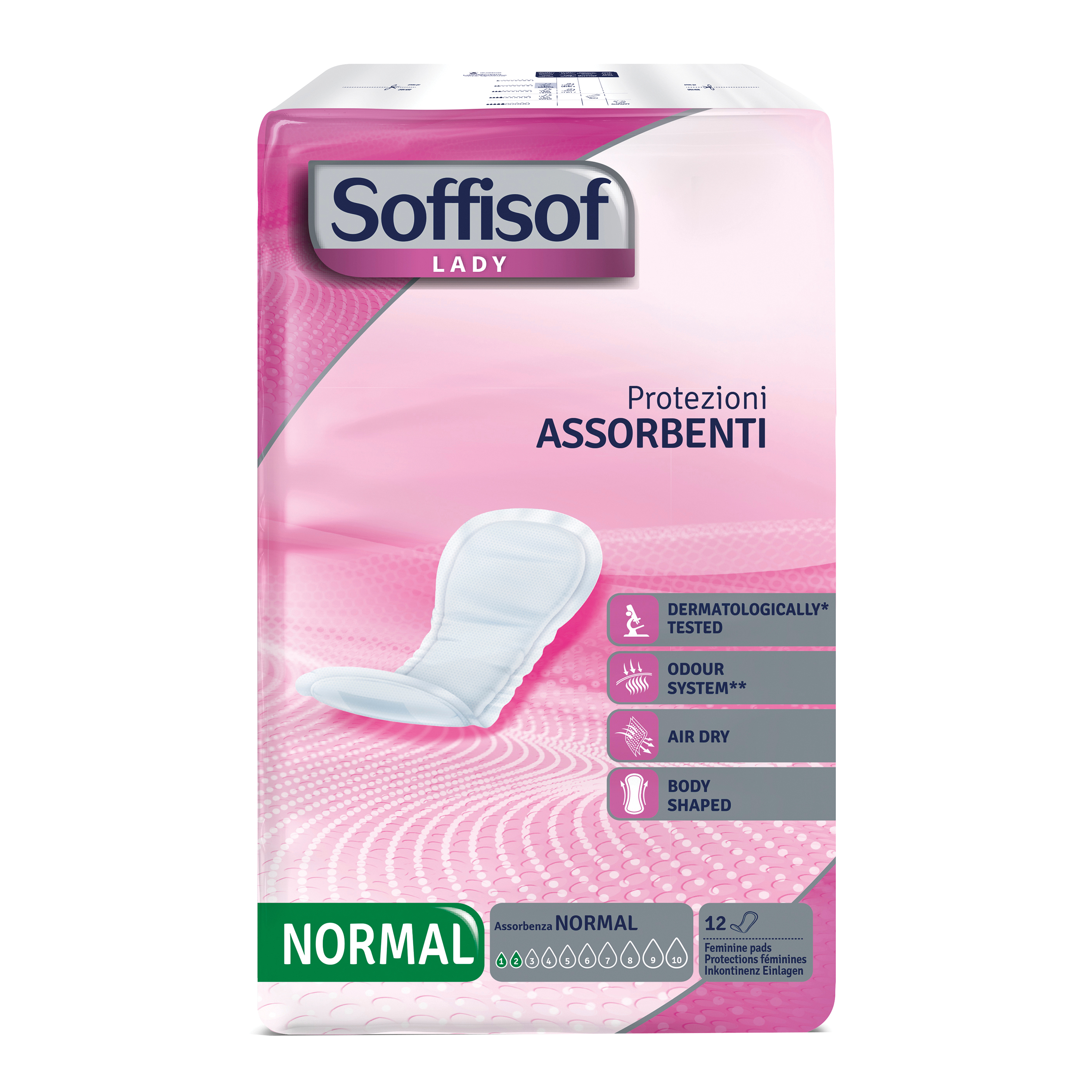 Soffisof Lady Air Dry Normal 12 Pezzi