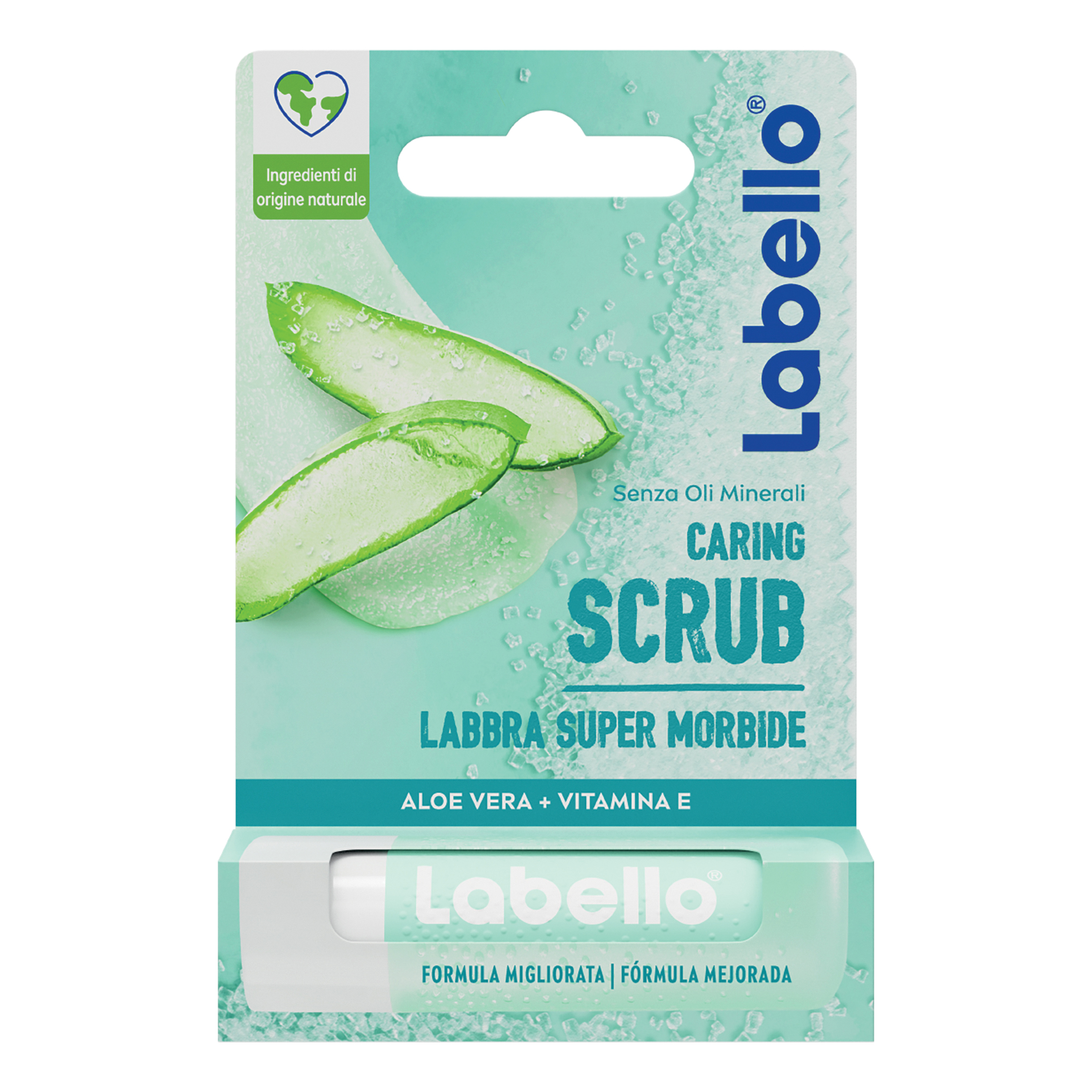 Labello stick scrub aloe vera 5,5 ml