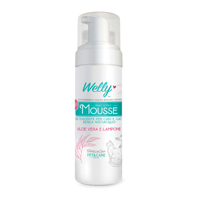 mousse aloe vera e lampone cane gatto