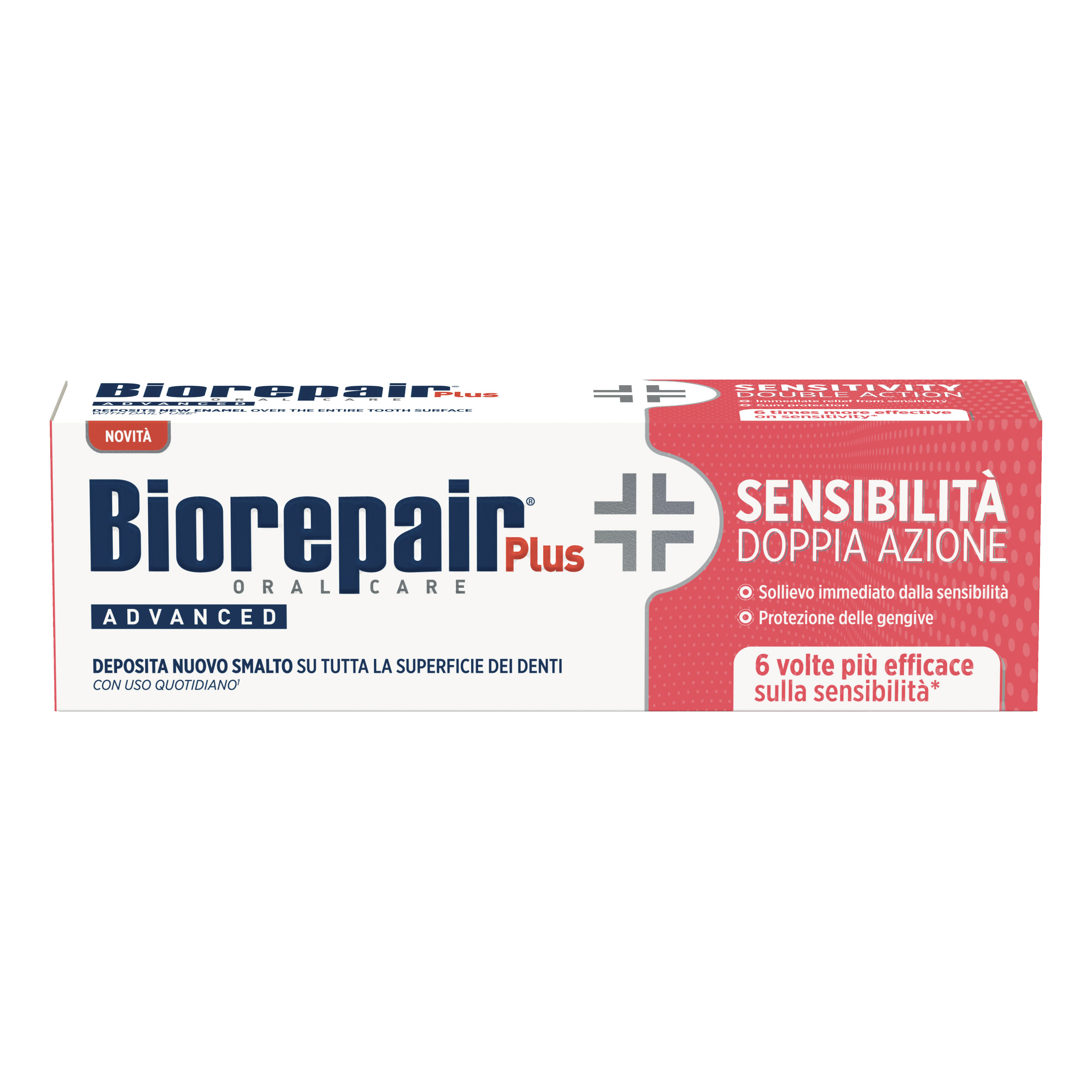 Biorepair plus advanced sensibilita' doppia azione 75 ml