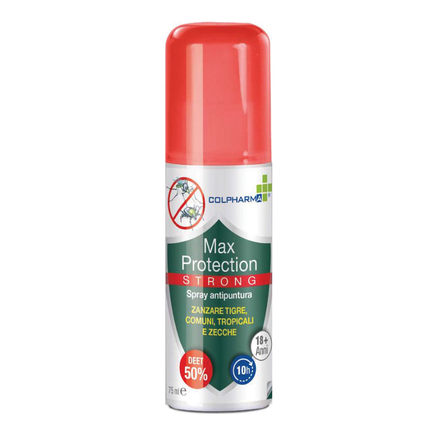 Colpharma spray repellente antizanzare max protection strong 75 ml