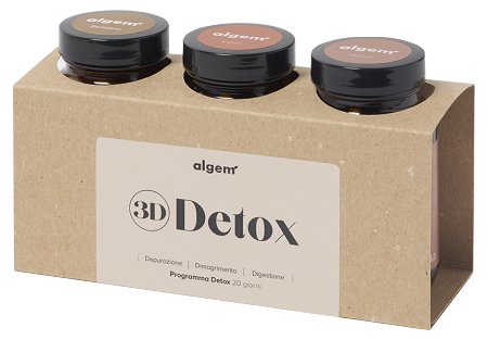 Algem natura 3d detox pack composto da 3 prodotti : algem supreme zenzero 50 compresse + algem supreme lipos 40 capsule + algem supreme hepur 40 capsu
