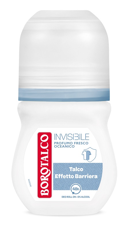 Borotalco - Invisibile Profumo Fresco Oceanico - Deodorante 50 Ml Roll-On