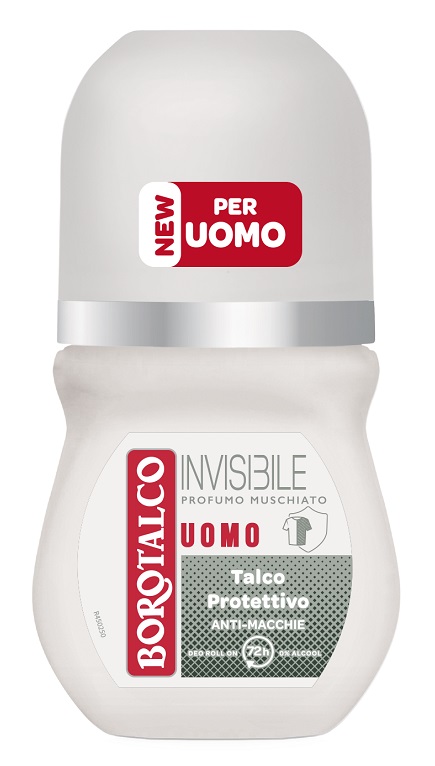 BOROTALCO - Invisibile - Profumo Muschiato Uomo - Deodorante 50 ml Roll-On