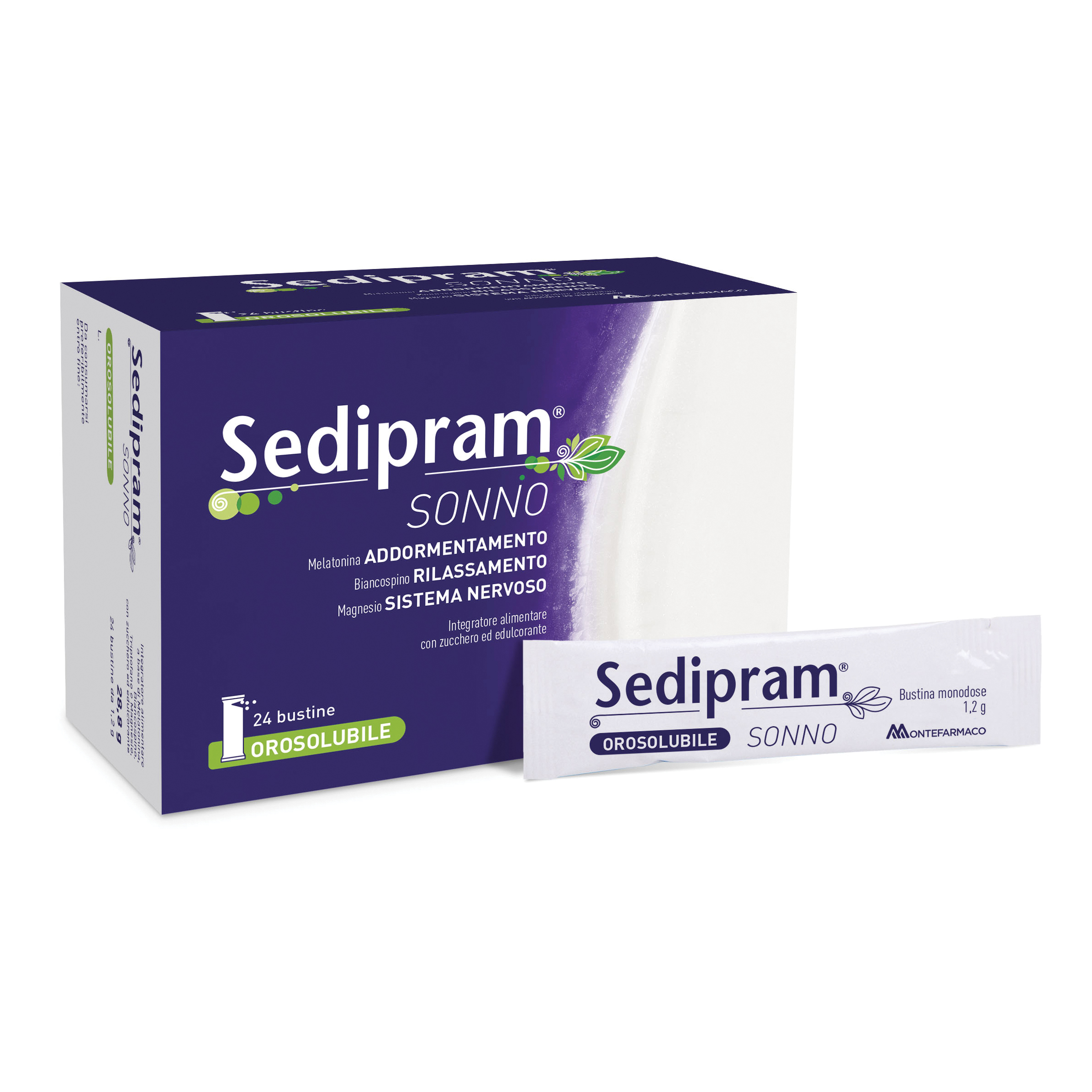 Sedipram sonno 24 stick orosolubili