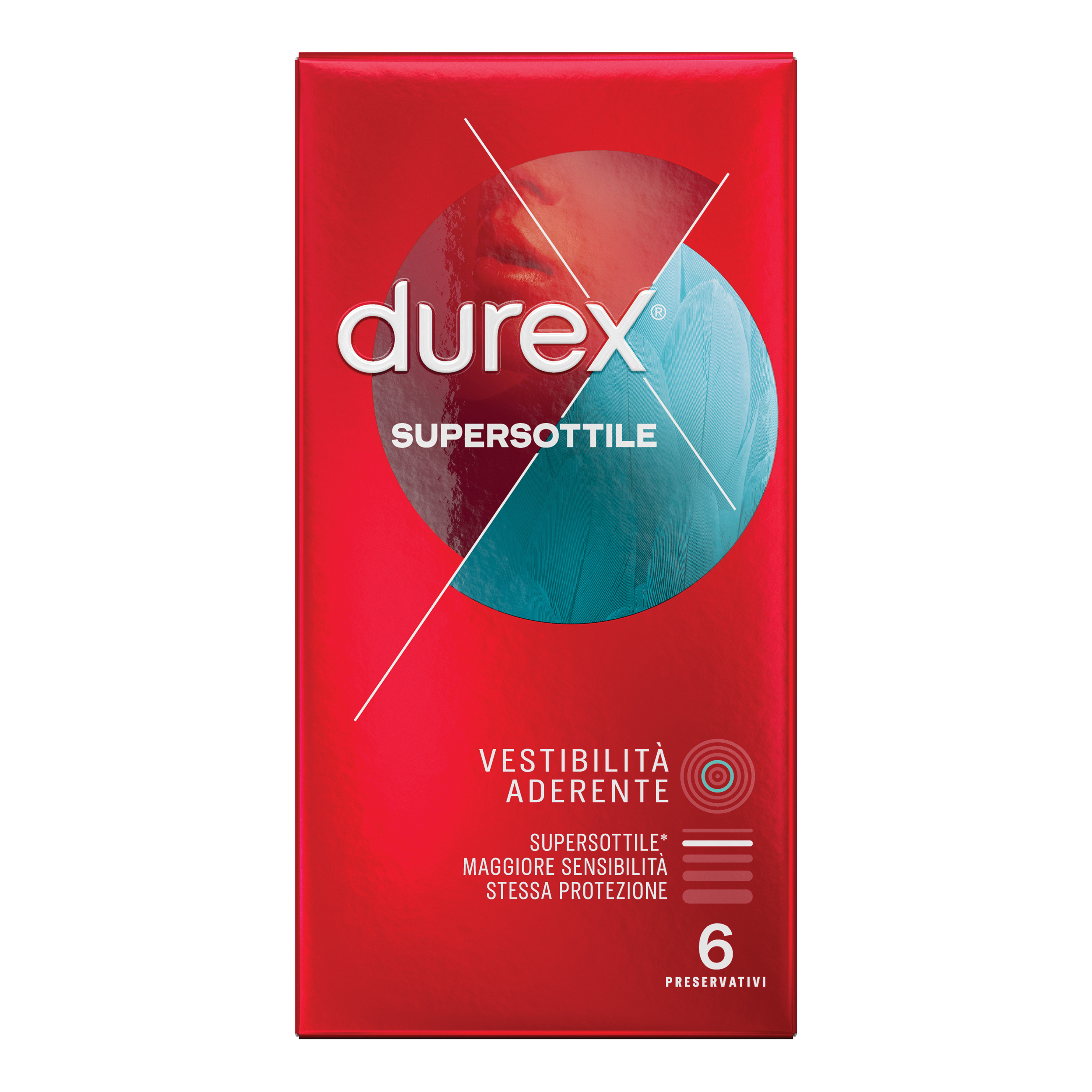 Profilattico durex supersottile close fit 6 pezzi