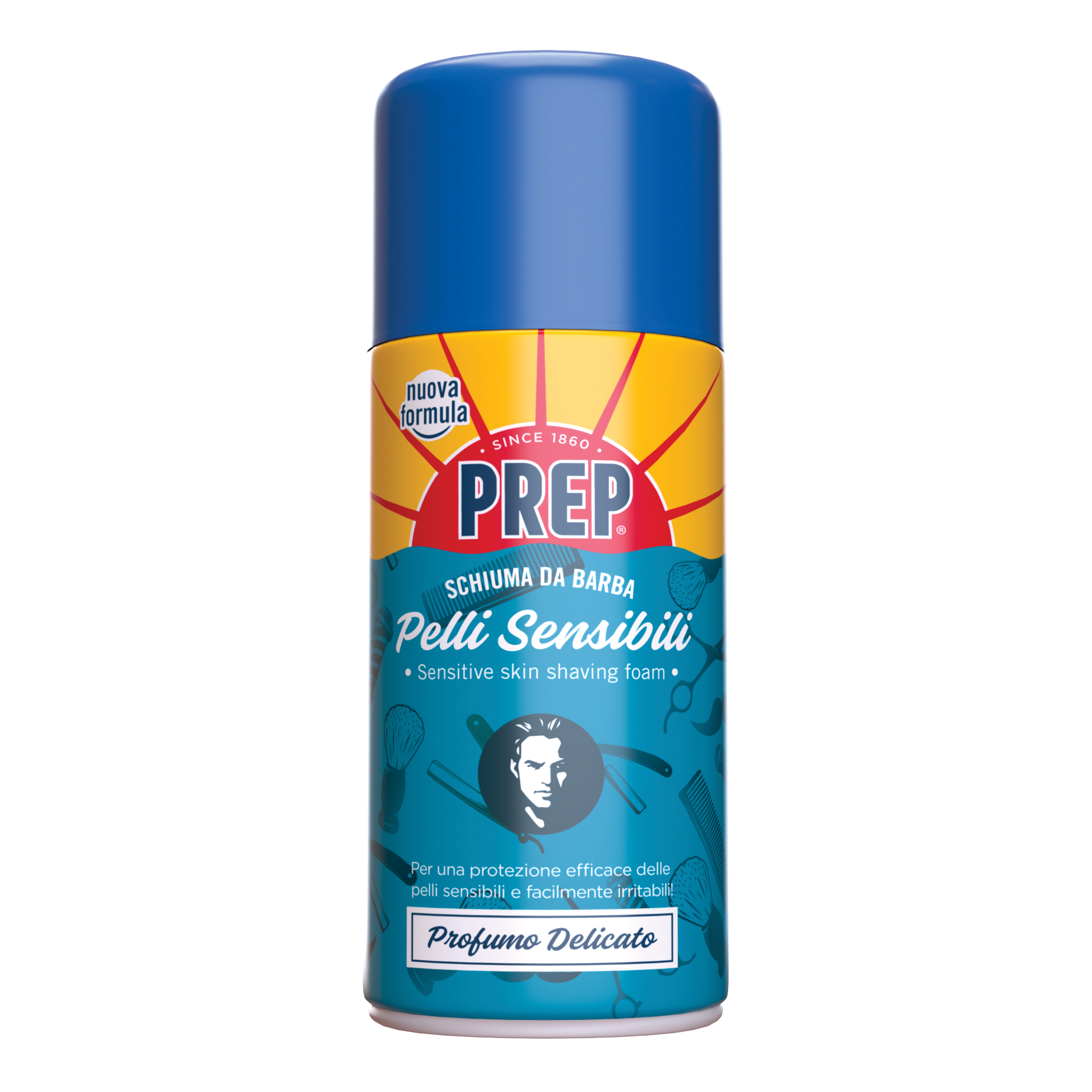 Prep Schiuma Barba Pelli Sensibili 300 Ml