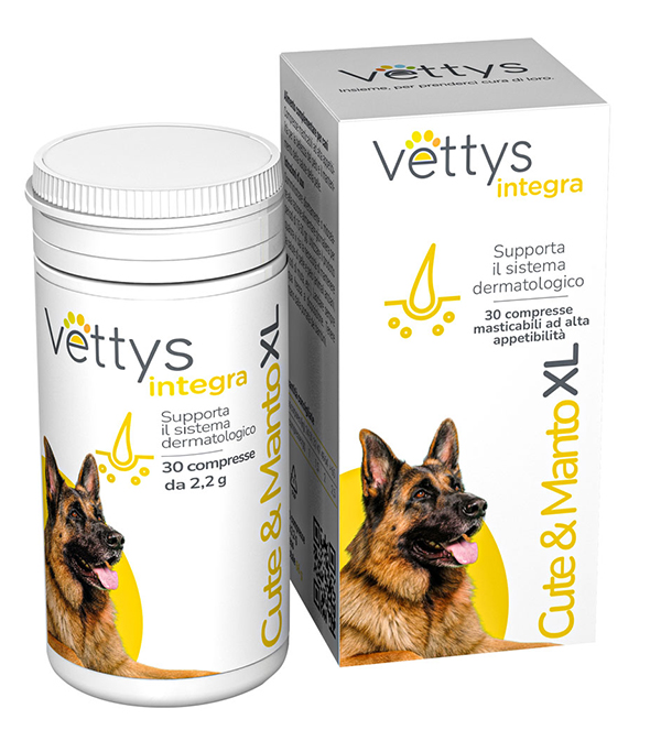 Vettys Integra Cute &amp; Manto Xl Cane 30 Compresse