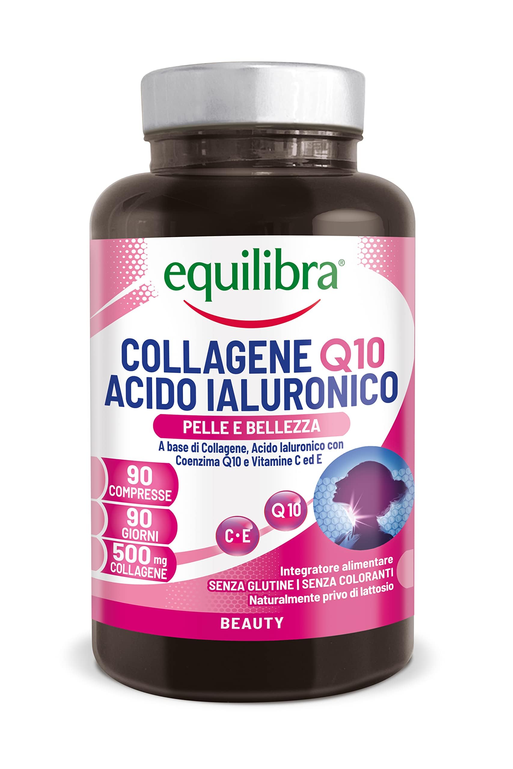 Equilibra Integratore Collagene Q10 E Acido Ialuronico, 90Cpr - Immagine 4