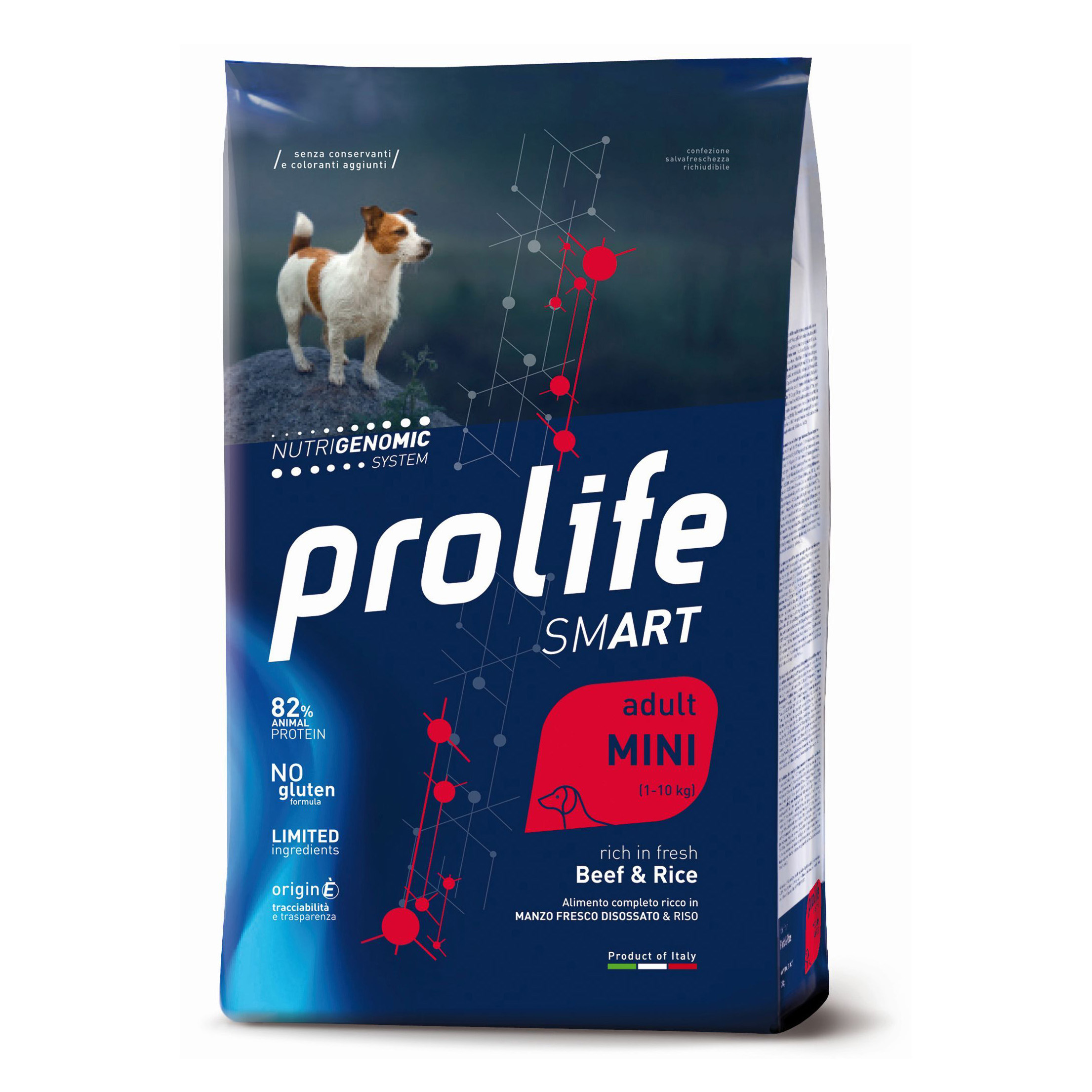 Prolife Cane Smart Adulto Mini Manzo &amp; Riso 600 Gr