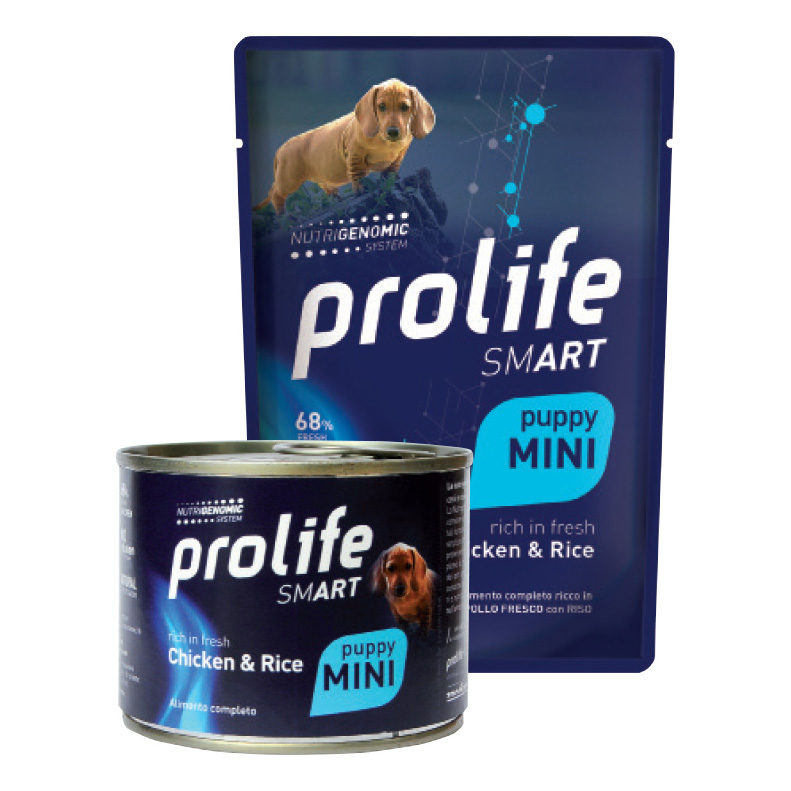 Prolife Cane Smart Puppy Mini Pollo &amp; Riso Busta 100 Gr