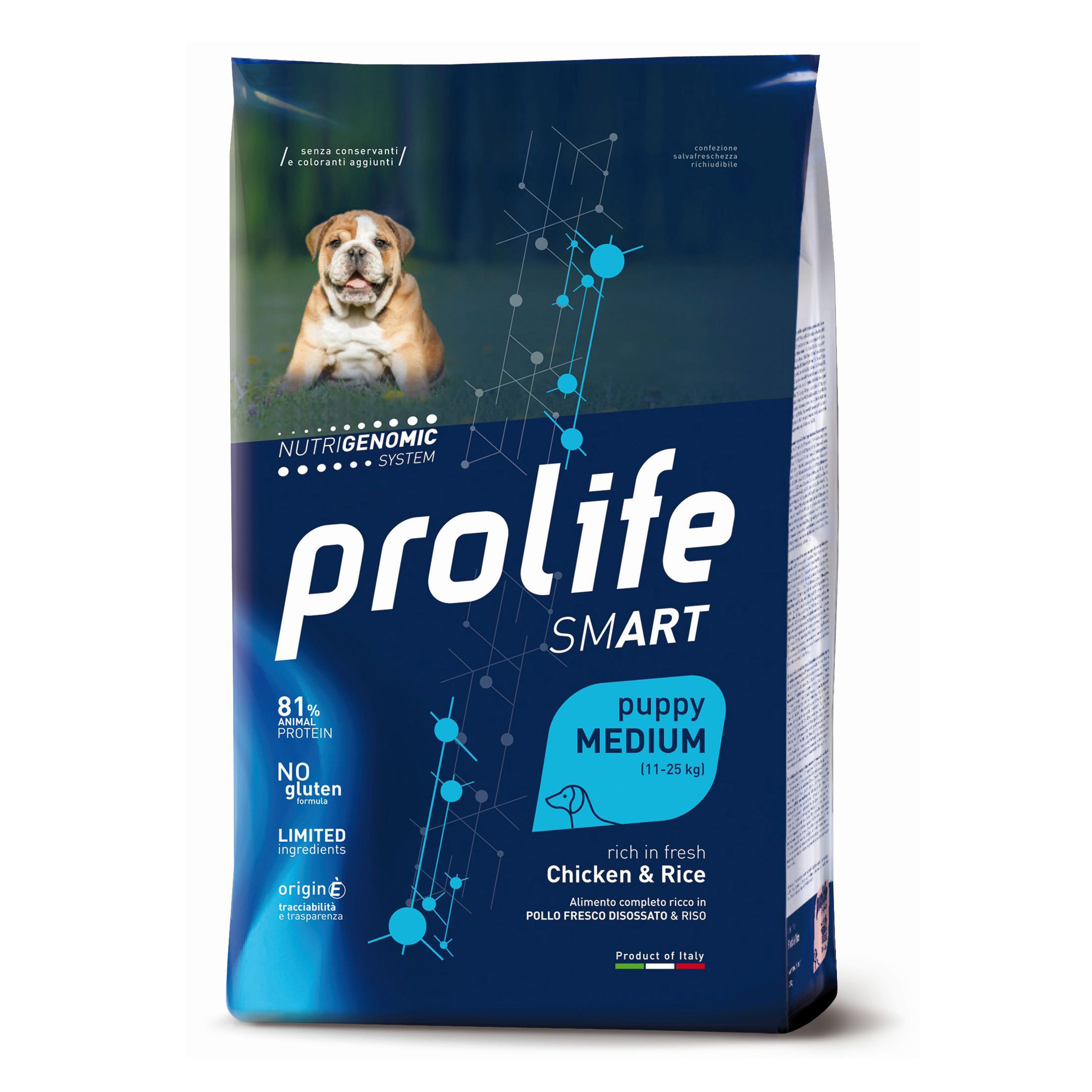 Prolife Cane Smart Puppy Medium Pollo &amp; Riso 10 Kg