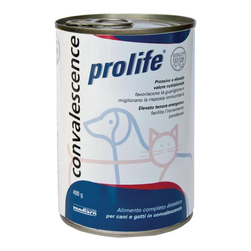Prolife Diet Cane&amp;Gatto Convalescence Lattina 400 Gr