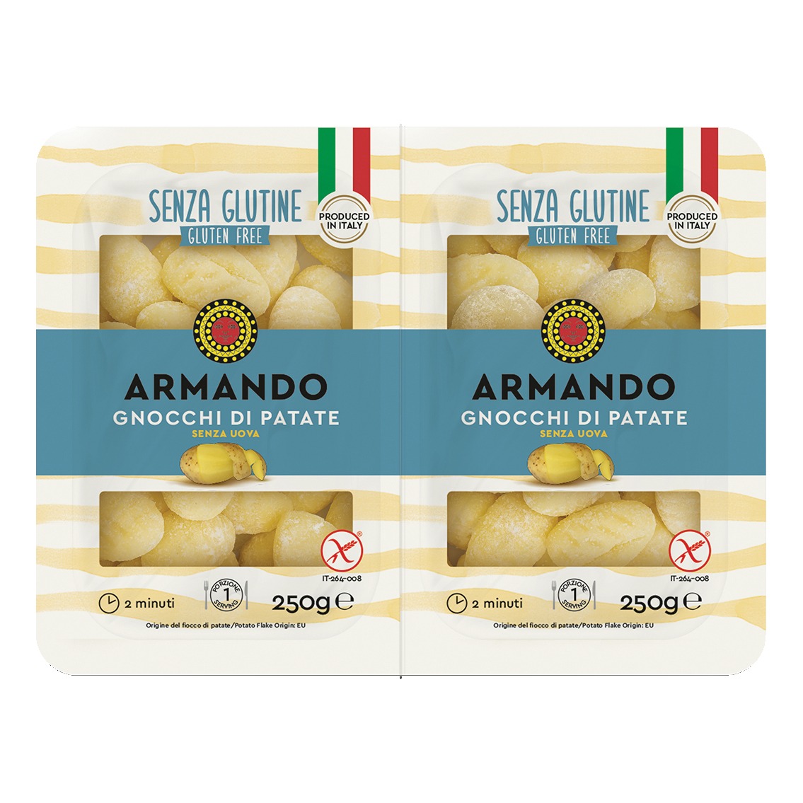 Armando gnocchi patate 2 x 250 g