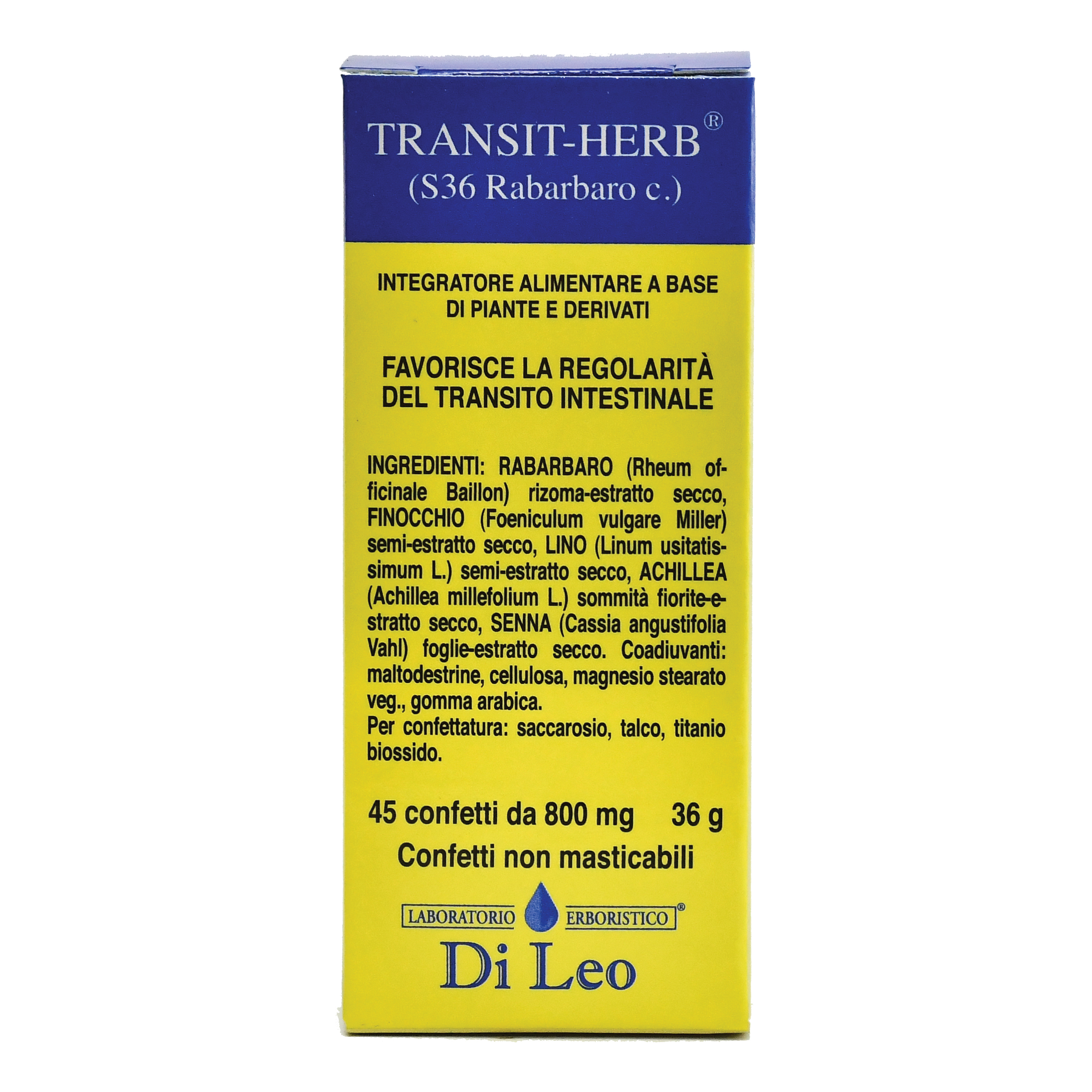 Transit-herb s 36 rabarbaro 40 compresse