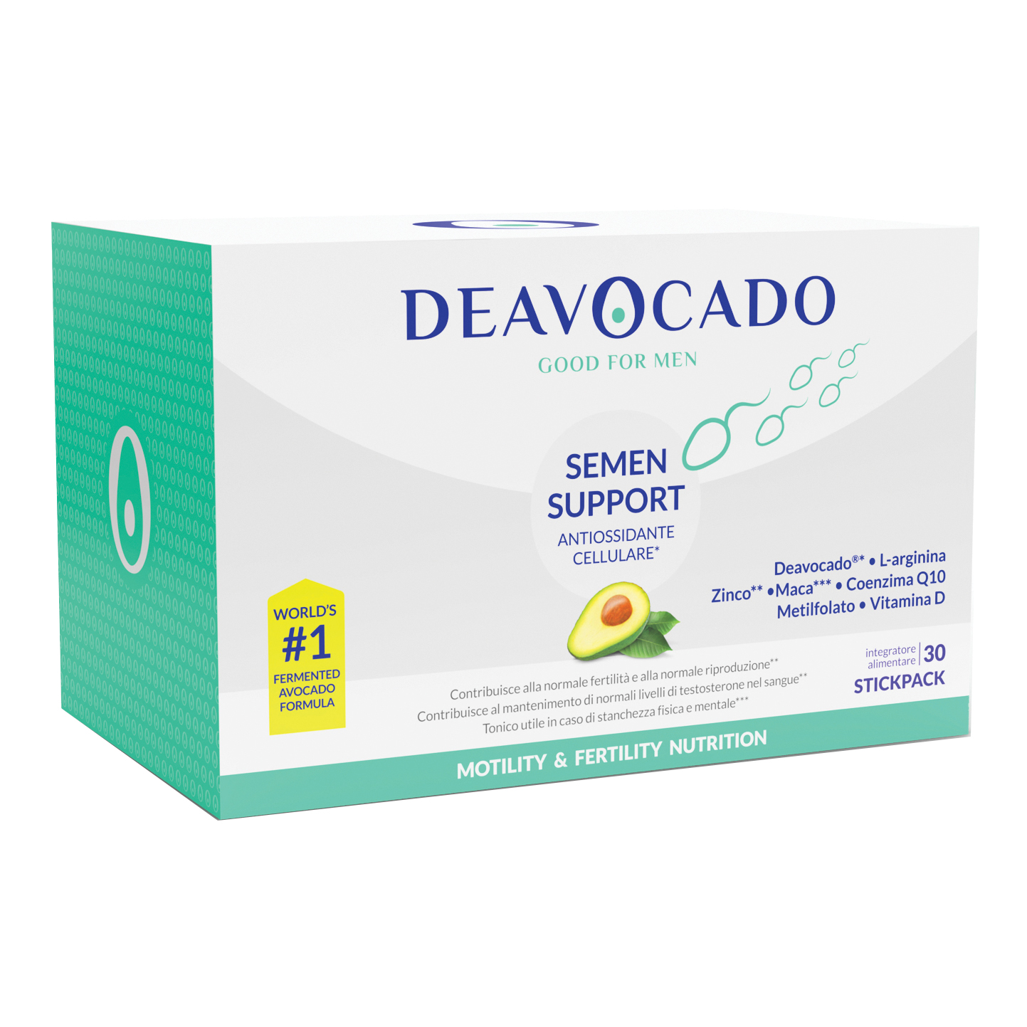 Deavocado semen support uomo 30 stickpack