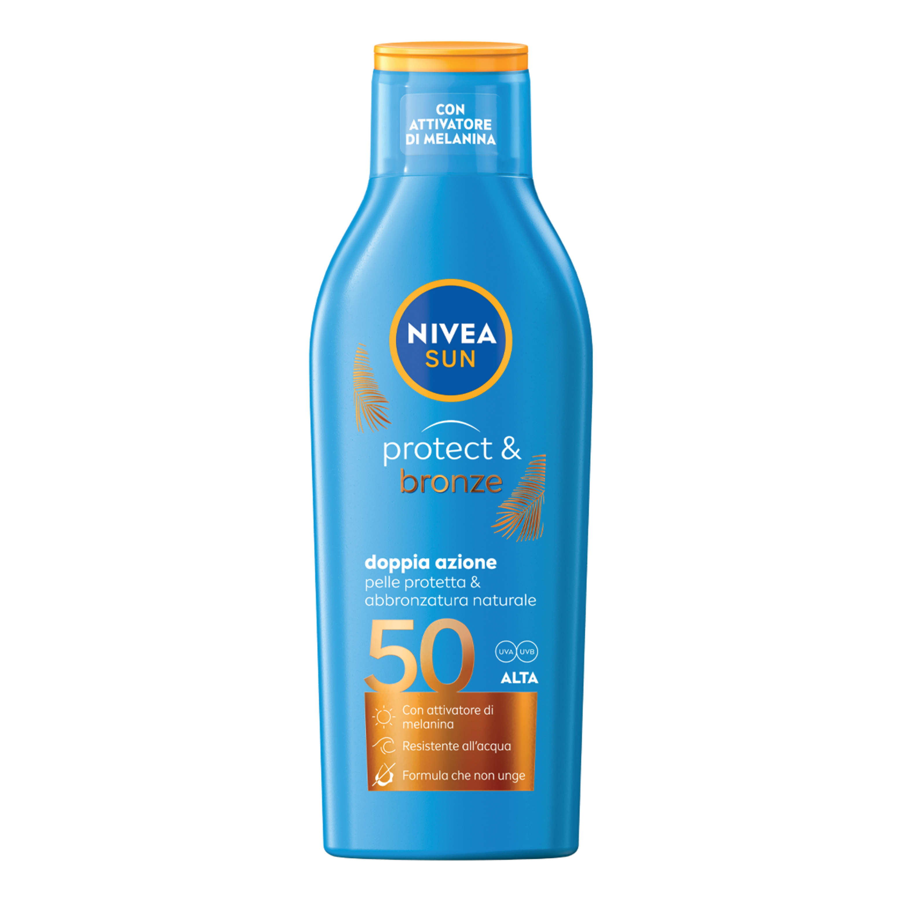 Nivea sun protect &amp; bronze latte solare fp50 200 ml