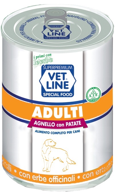 Vet line adulti agnello con patate 400 g