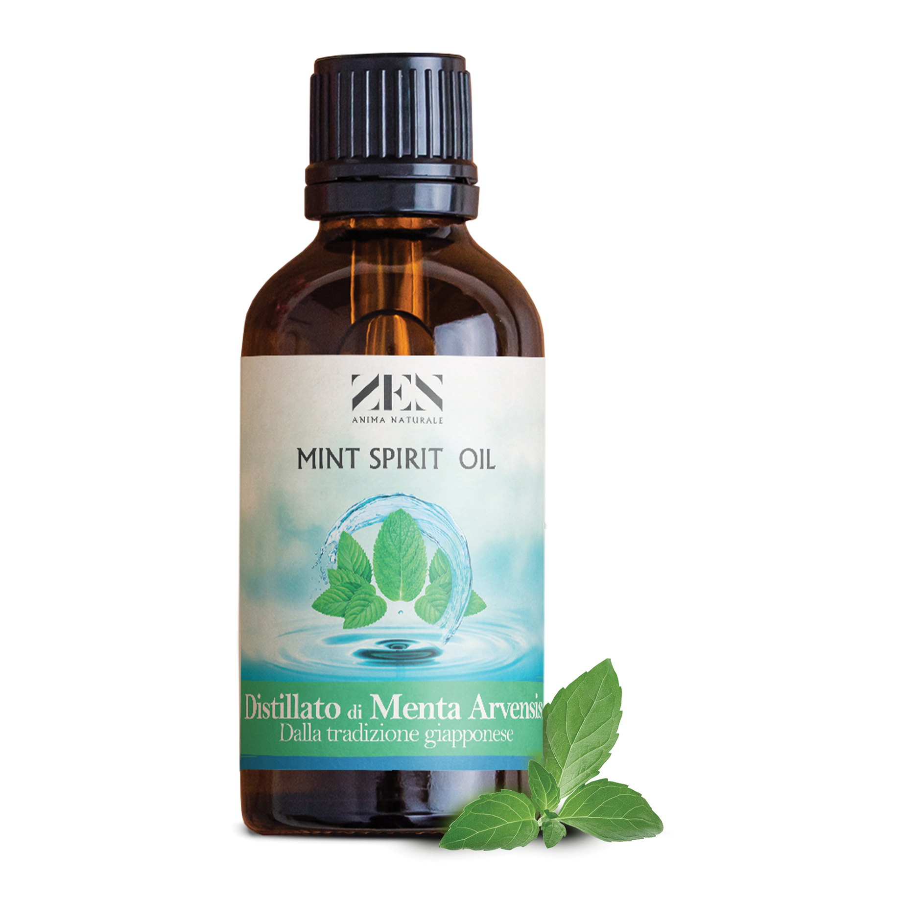 Zen mint spirit oil distillato di menta arvensis dalla tradizione giapponese 100 ml