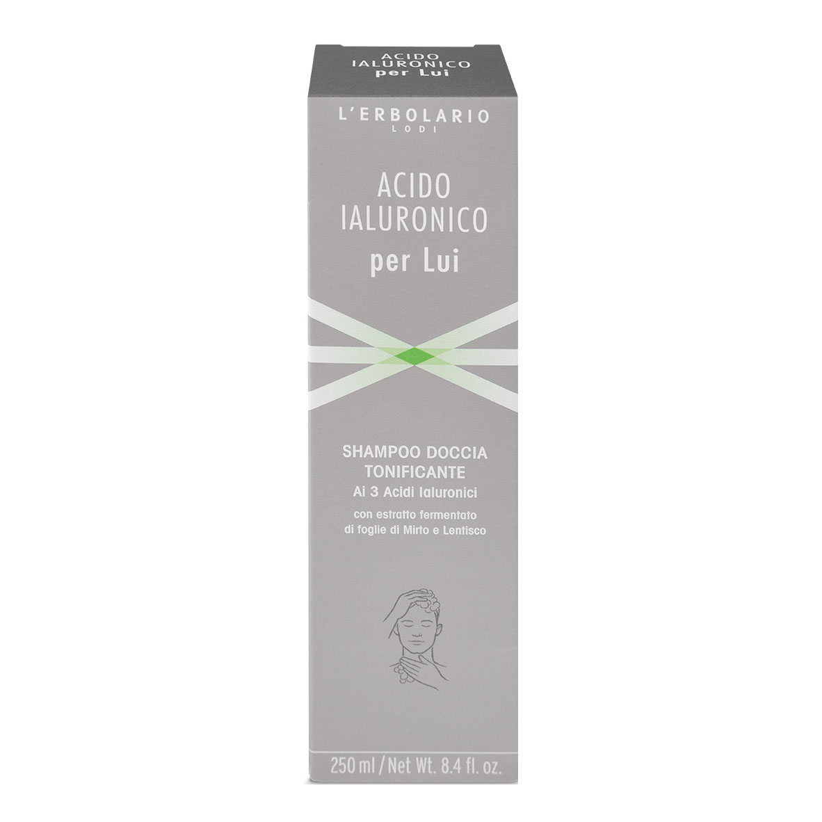Acido ialuronico per lui shampoo doccia