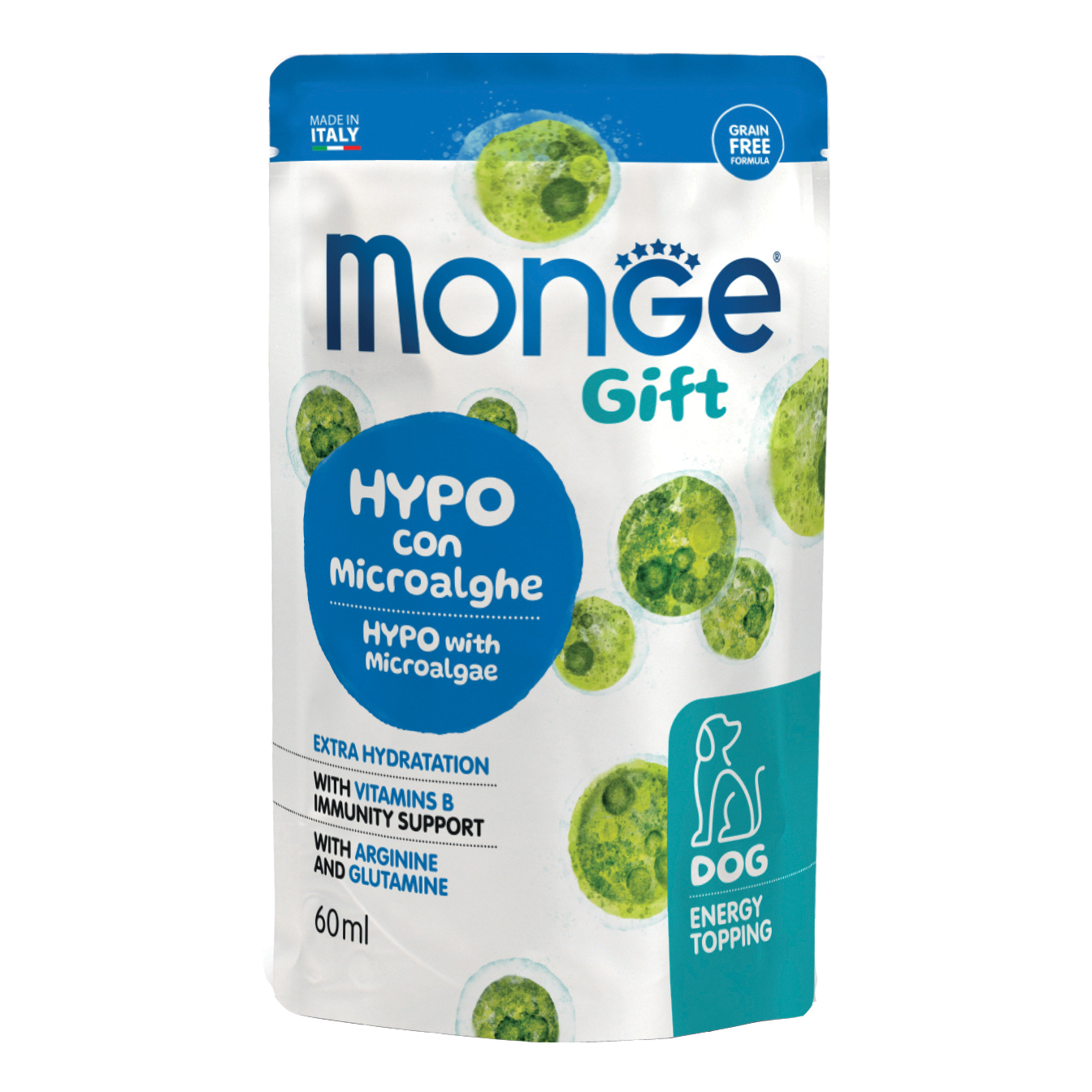 Monge dog energy topping gift hypo con microalghe 60 ml
