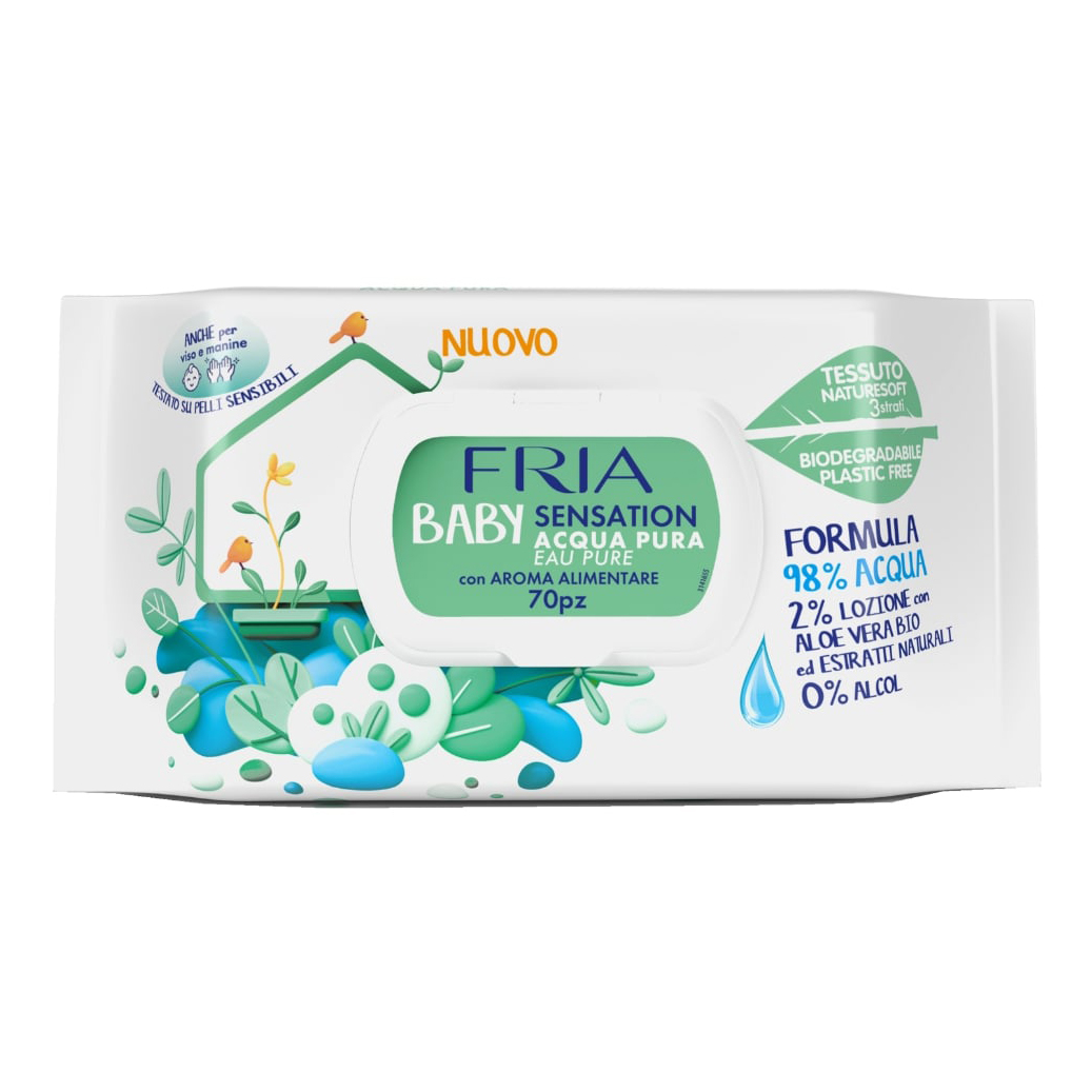 Fria baby sensation acqua con coperchio 70 pezzi