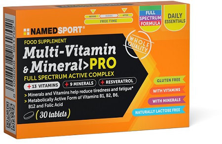 Multi-vitamin&amp;mineral pro 30 compresse