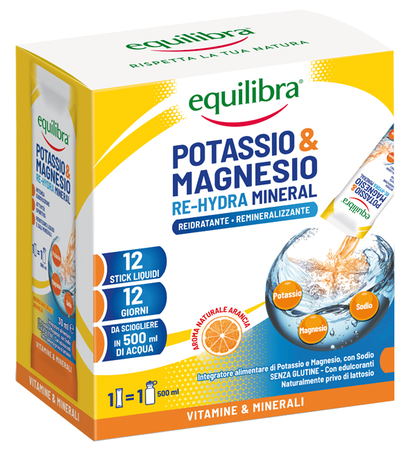 Equilibra Re-Hydra Mineral Zero 12 Stick