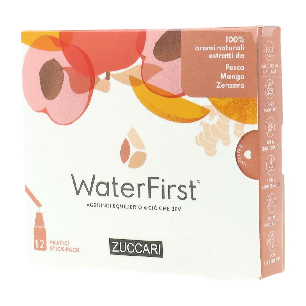Water first pesca-mango-zenzero 12 stick pack