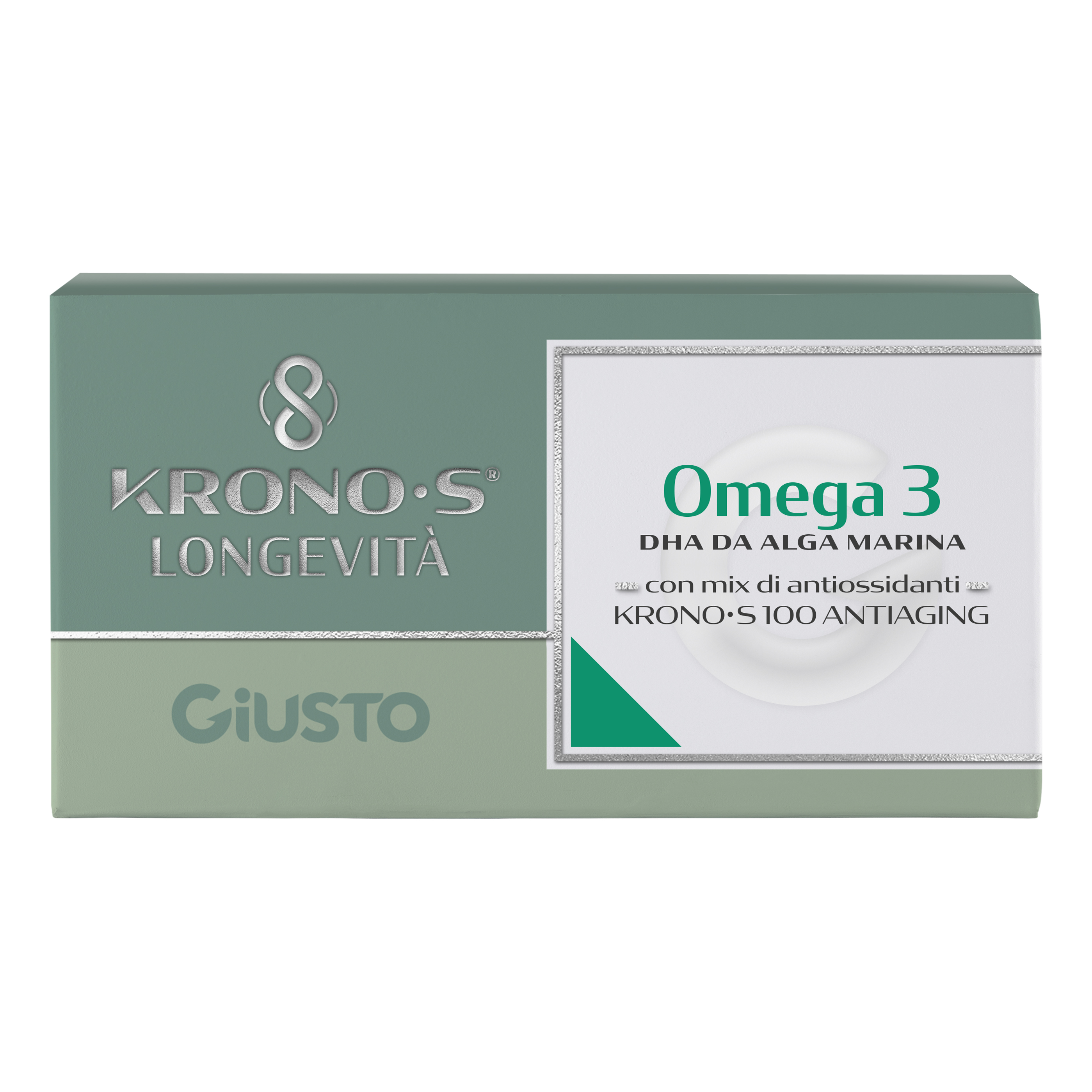 Giusto omega 3 kronos dha da alga marina veg 10 bustine