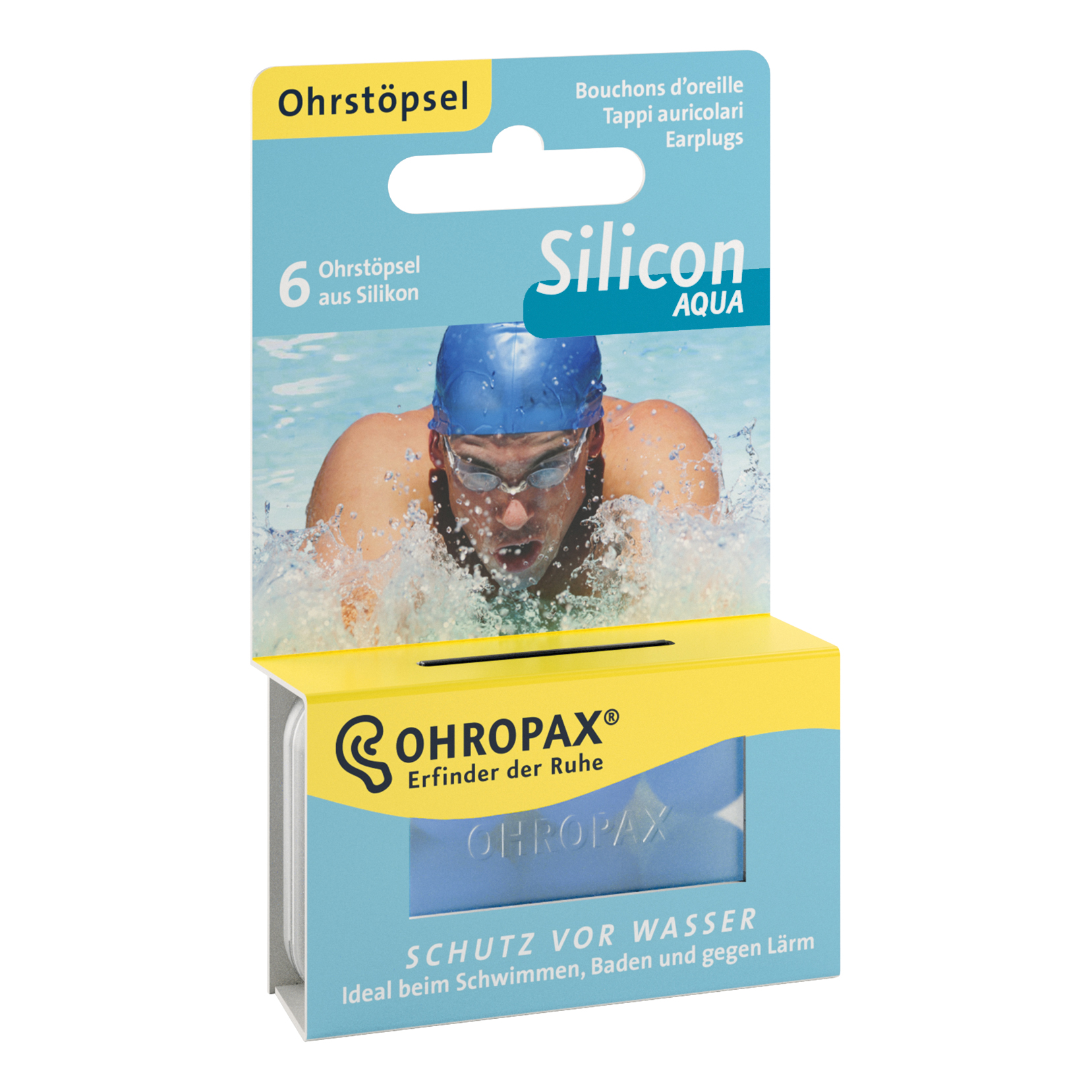 Ohropax silicon aqua tappi preauricolari