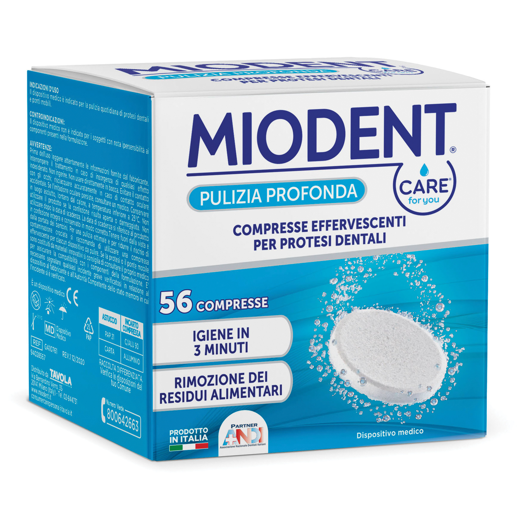 Miodent 56 compresse effervescenti per protesi dentali