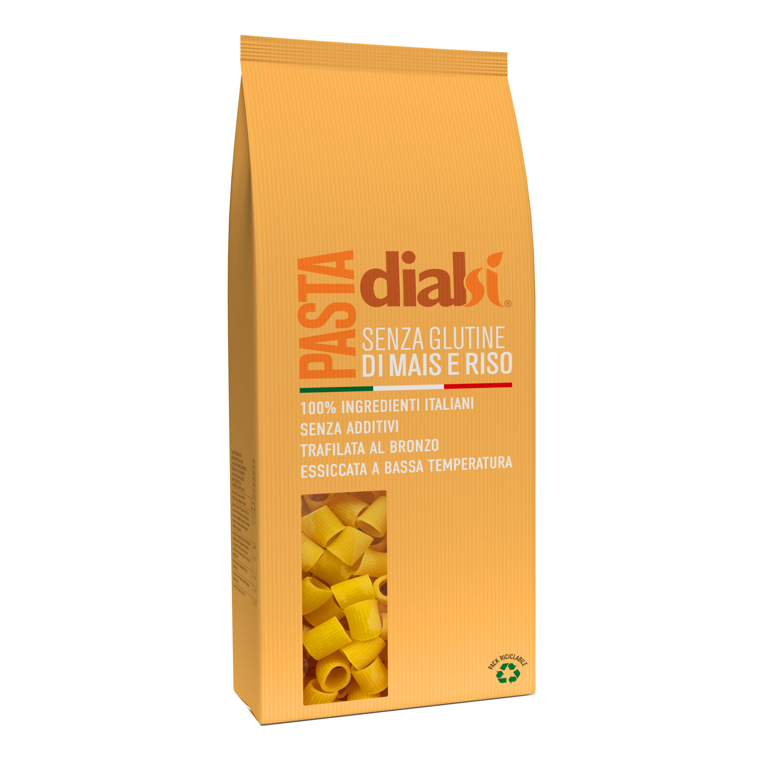 Dialsi' pasta senza glutine di mais e riso mezze maniche 63 800 g