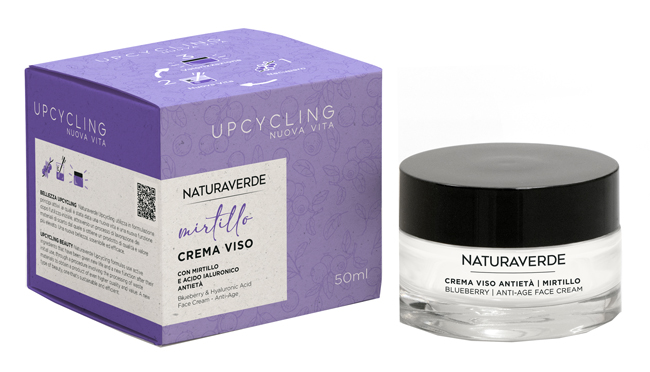 Natura verde upcycling mirtillo crema viso antieta' 50 ml