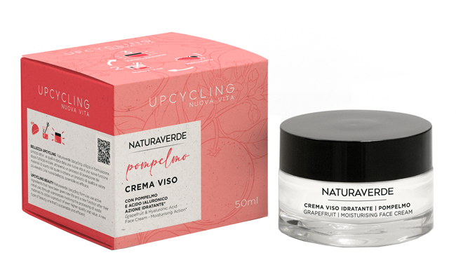 Natura verde upcycling pompelmo crema viso idratante