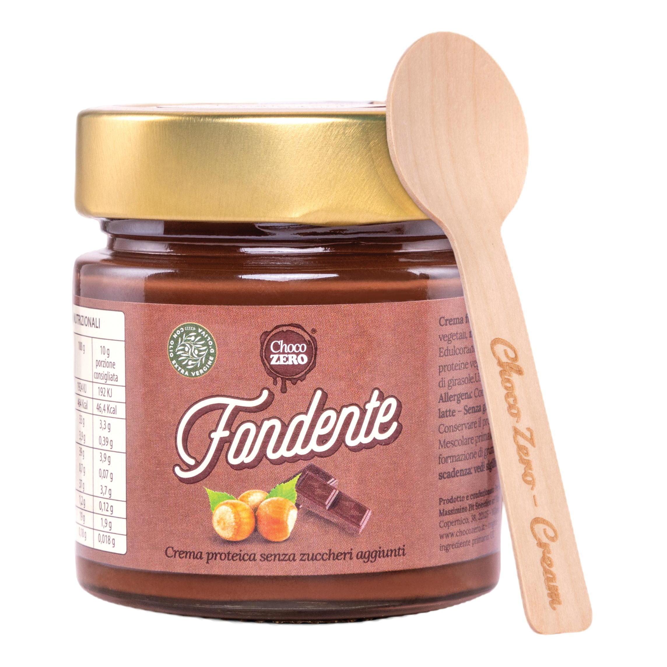 Choco zero crema proteica cioccolato fondente 250 g